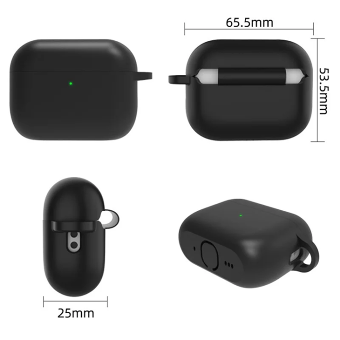 A-One Brand - Airpods Pro 3 Skal Silikon med Anti-förlorad Rem