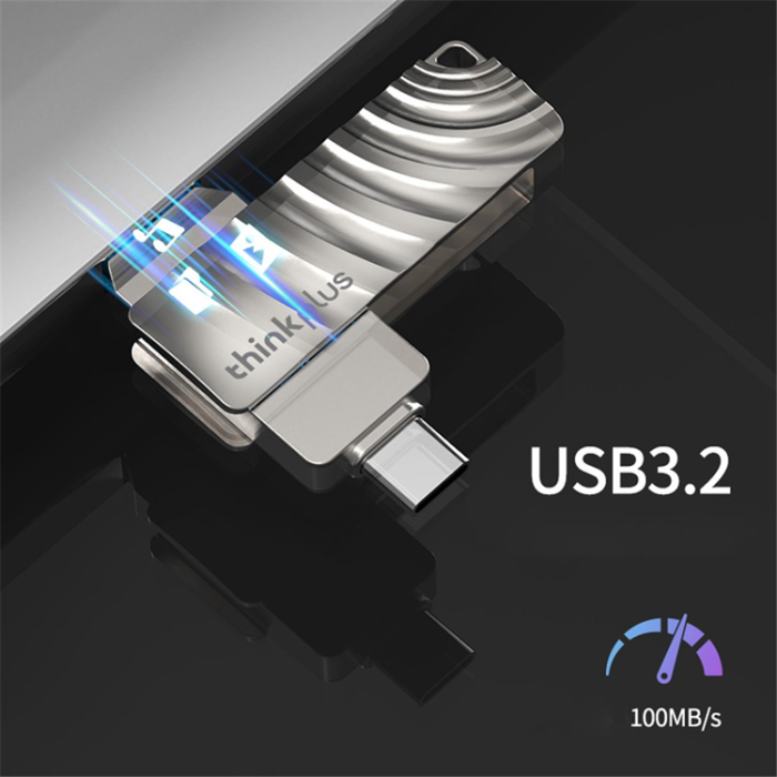 Lenovo - LENOVO Pendrive 64GB USB-C/USB-A 3.2 Dual THINKPLUS MU232