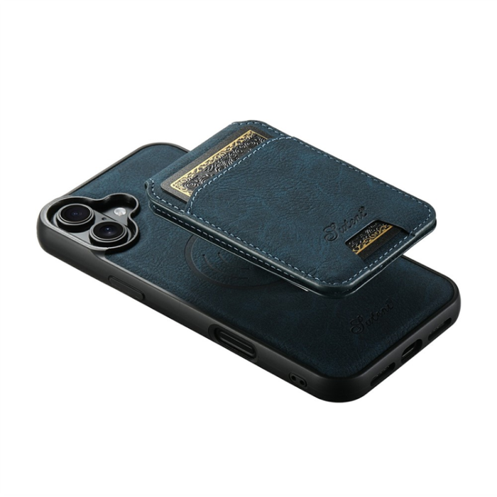 SUTENI - SUTENI iPhone 17 Mobilskal MagSafe Kickstand H16 -Blå