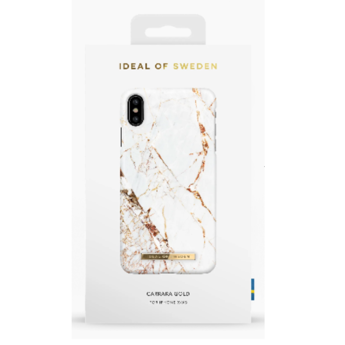 UTGATT1 - Ideal of Sweden iPhone X/XS Skal Fashion - Carrara Guld