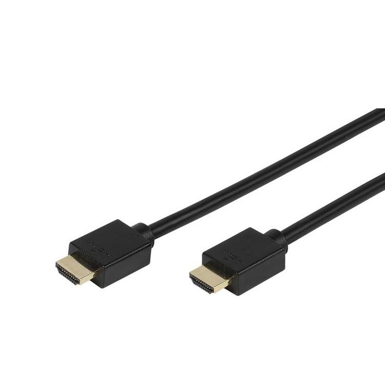 Vivanco HDMI High Speed kabel, Ethernet, 7m Svart