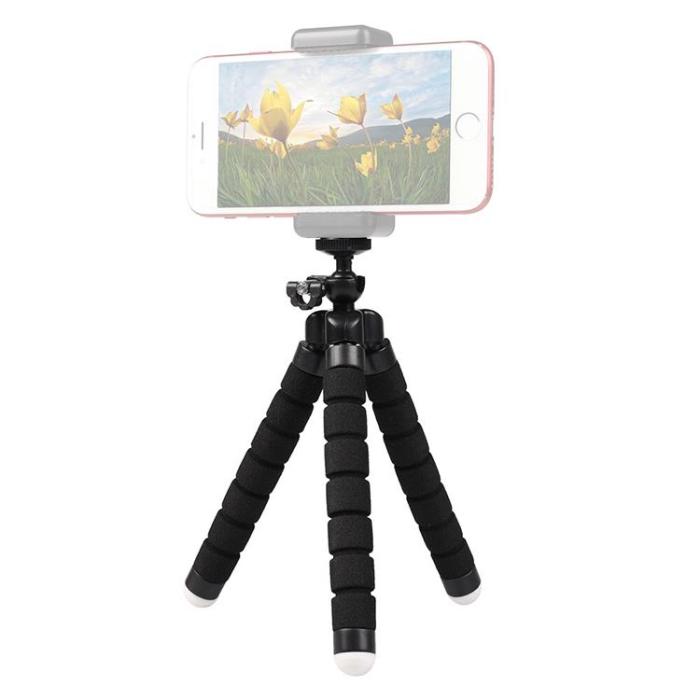 OEM - Tripod För mobil/selfie kamera - Svart