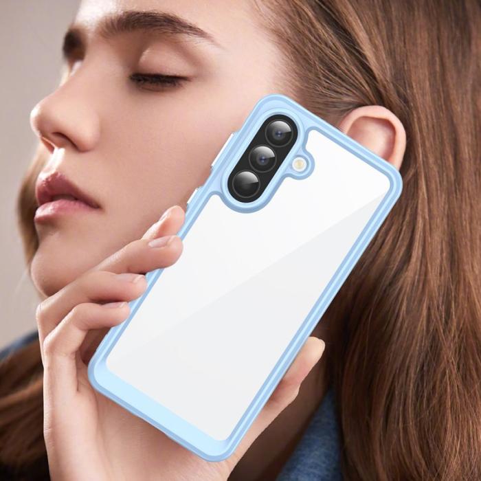 WANLONFENG - WANLONFENG Mobilskal till Samsung Galaxy A57 TPU - Blå