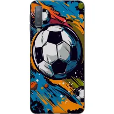 Gustaf - Mobilskal till Samsung Galaxy A7 (2018) med Fotbollar