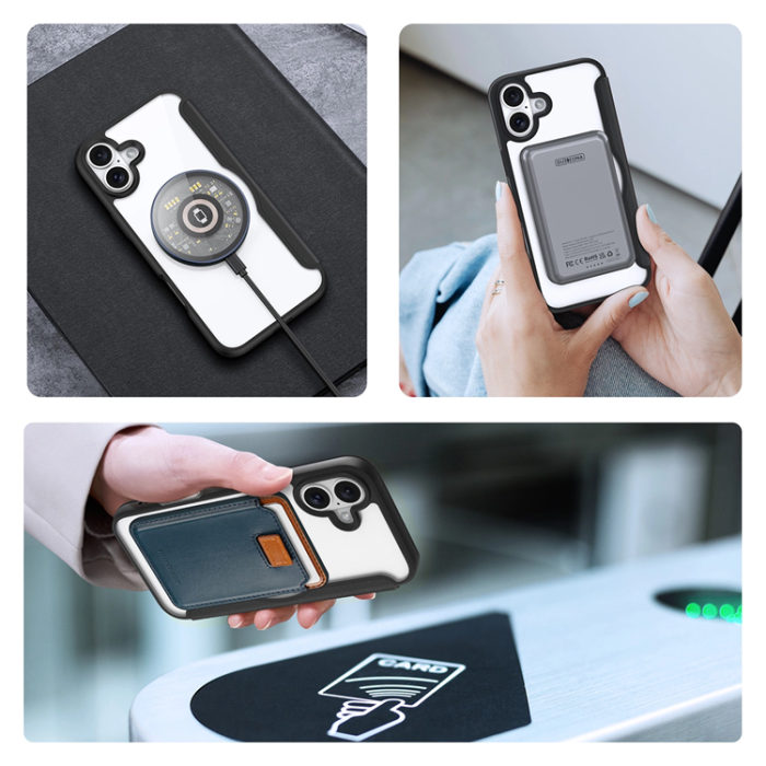 Dux Ducis - Dux Ducis iPhone 16 Plånboksfodral Magsafe Skin X Pro