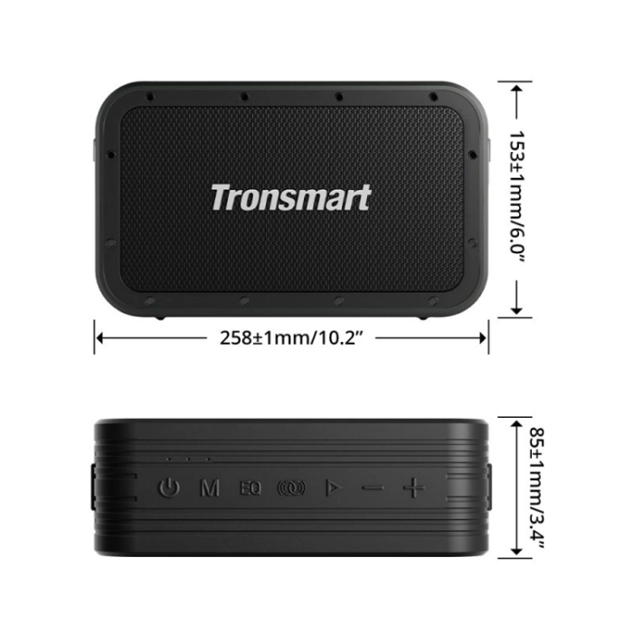Tronsmart - Tronsmart Force Max Trådlös Bluetooth Högtalare 80W med Powerbank