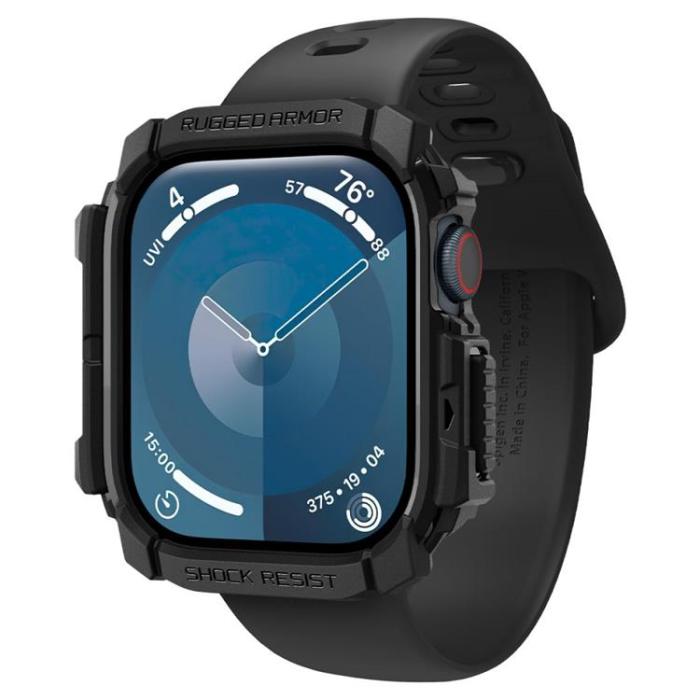 Caseology - Spigen Apple Watch 42mm Series 10 Skal Rugged Armor - Svart