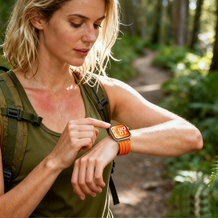 Tech-Protect - Tech-Protect Huawei Watch Fit 3/4/4 Pro/5/5 Pro Armband Nylon - Orange