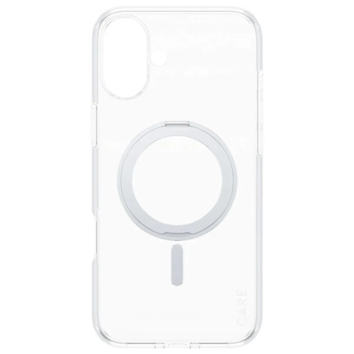 PanzerGlass - CARE By PanzerGlass iPhone 16 Mobilskal MagSafe Kickstand - Silver