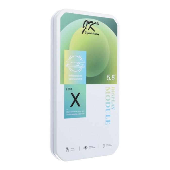 OEM - iPhone X Visa pekskärm JK Incell - Svart