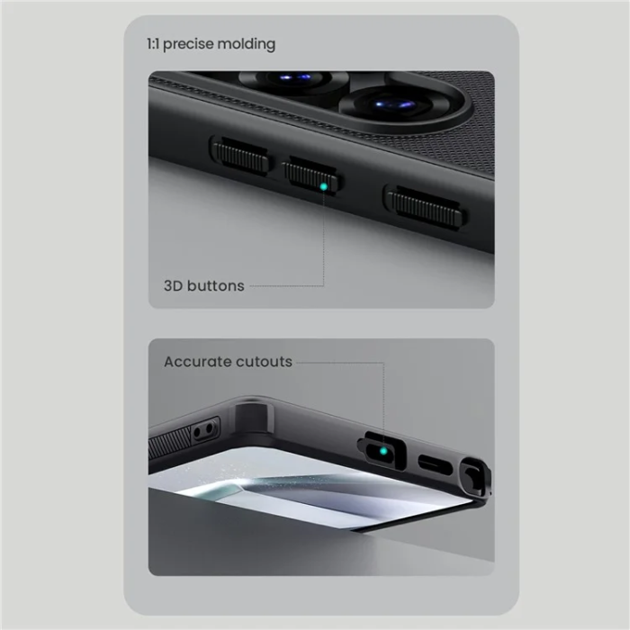 Nillkin - Nillkin Galaxy S25 Ultra Mobilskal Magsafe Frosted Shield Pro - Svart