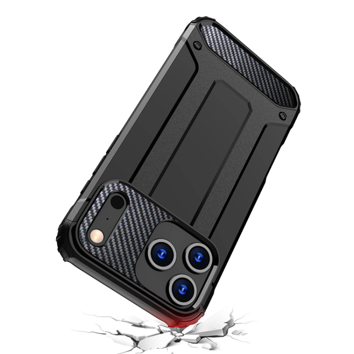 A-One Brand - iPhone 17 Pro Mobilskal Hybrid Armor - Svart