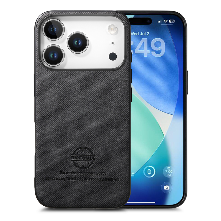 iPhone 17 Pro Mobilskal Trasa Läder - Svart | 2353 | AlltMobil