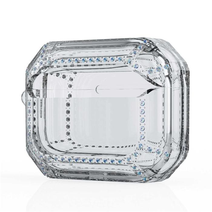 A-One Brand - Airpods Pro 2 Skal Rhinestone Shockproof - Clear