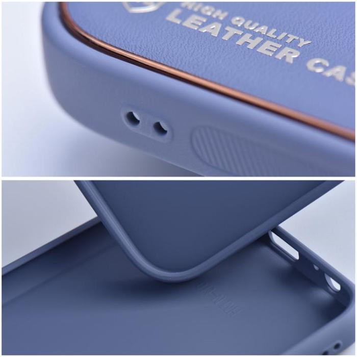 OEM - Galaxy S23 FE Mobilskal Läder - Blå