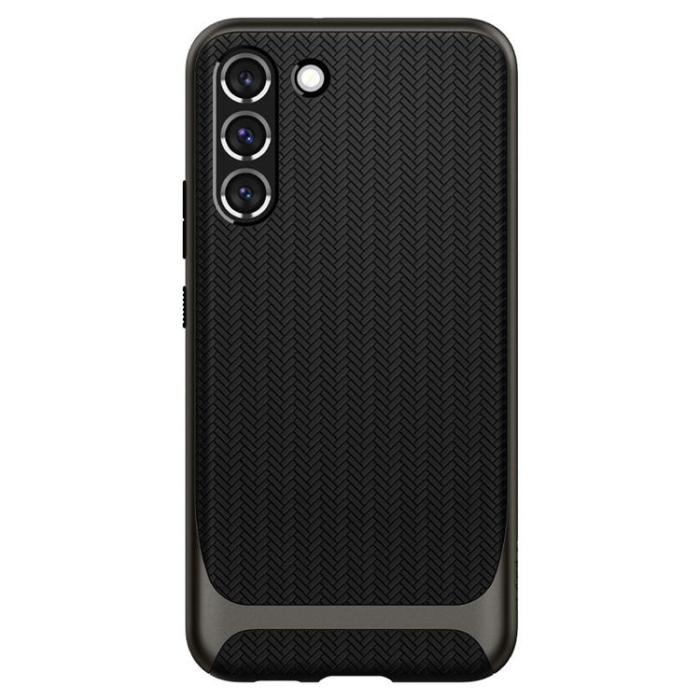 Spigen - Spigen Neo Hybrid Skal Galaxy S22 - Gunmetal