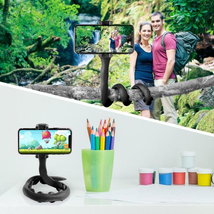 Celly - Celly Snake Flexibel selfie-stick - Svart