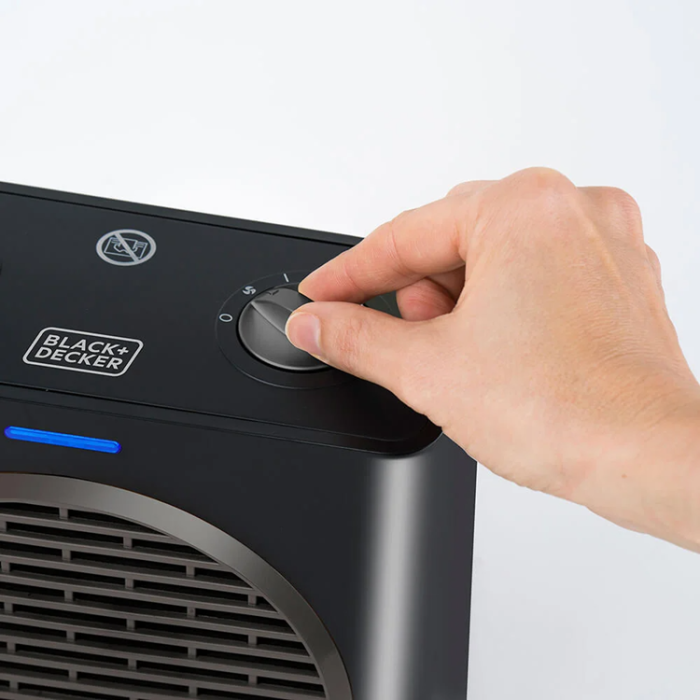 Black & Decker - Black & Decker Keramisk Värmefläkt 1500W - Svart
