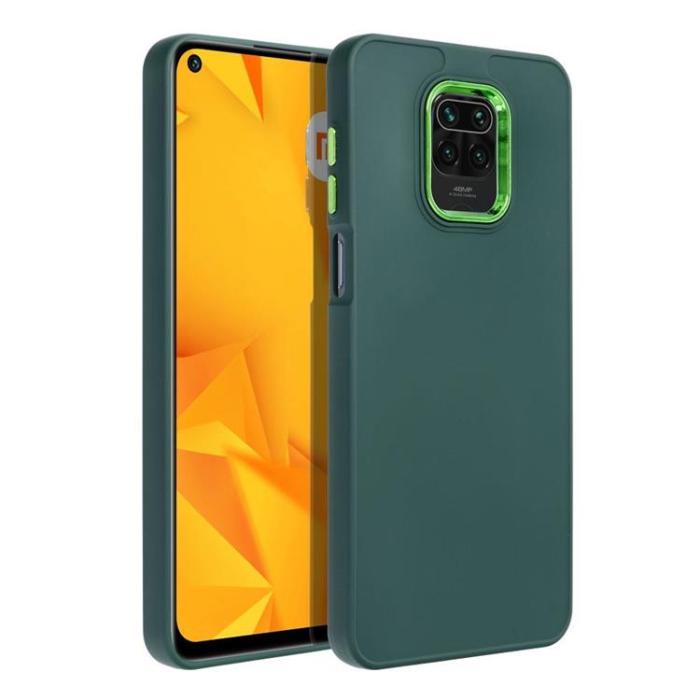 OEM - Xiaomi Redmi Note 9S/9 Pro Mobilskal Frame - Grön
