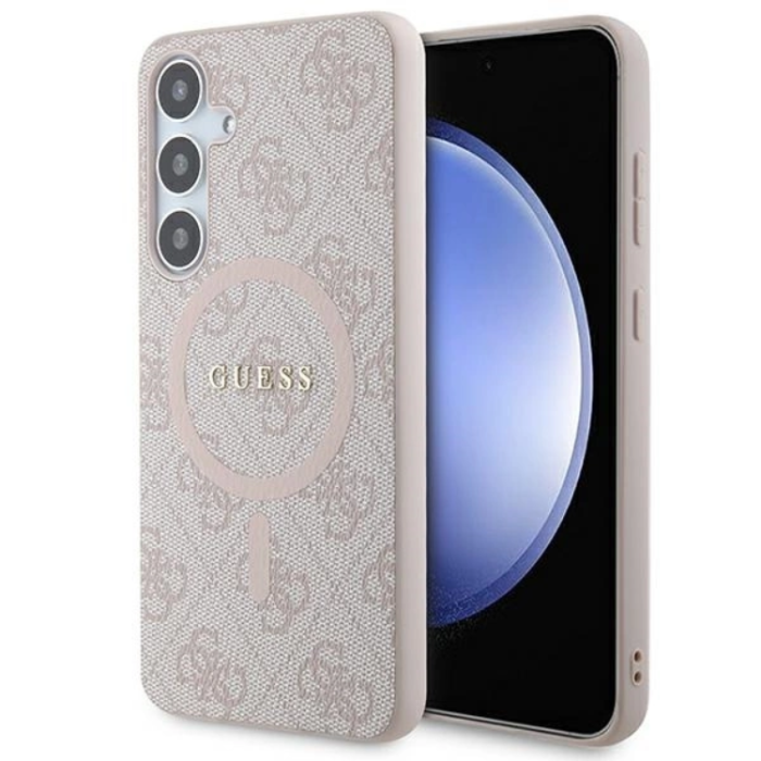 Guess - Guess Galaxy S24 Mobilskal Magsafe Collection - Rosa