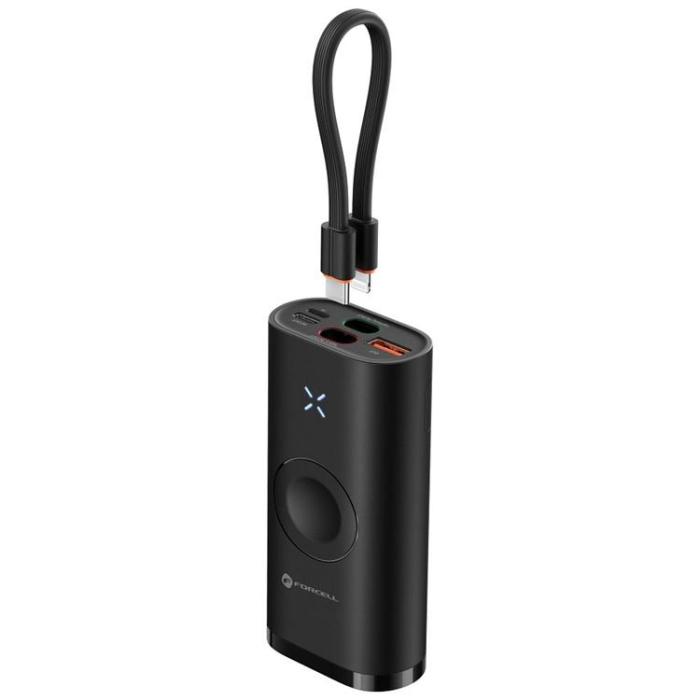 Forcell - Forcell Powerbank för Apple Watch 10000 mAh 22.5W 3A - Svart