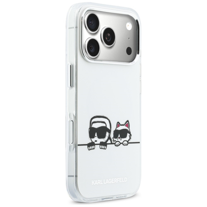 KARL LAGERFELD - Karl Lagerfeld Mobilskal För iPhone 17 Pro Max Magsafe IML Peekaboo Logo