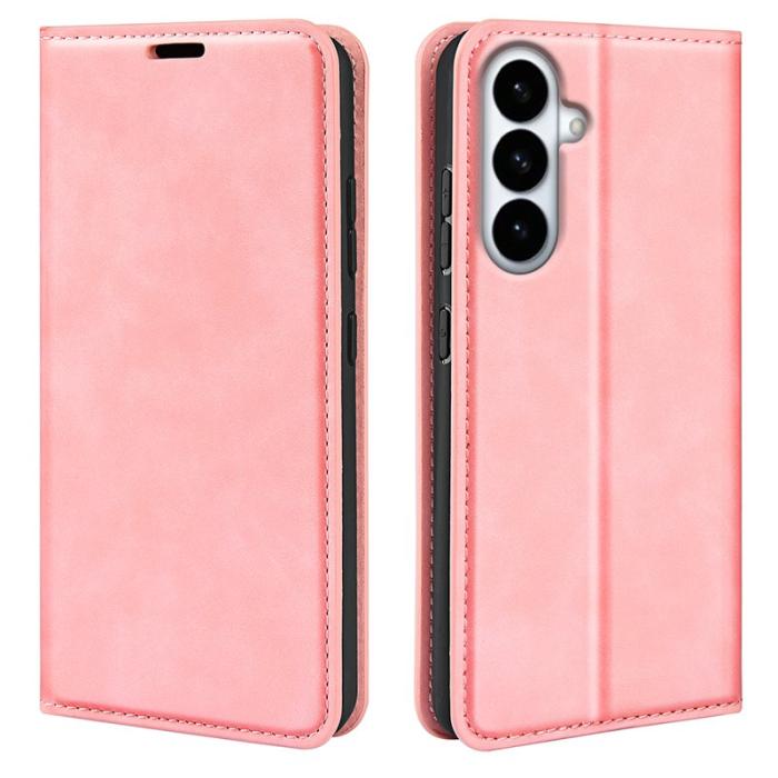 OEM - Plånboksfodral för Samsung Galaxy S26 Plus Konstläder - Rosa