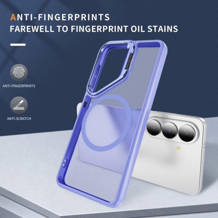 OEM - Mobilskal för Samsung Galaxy S26 Magnetiskt PC + TPU med Kickstand - Ljuslila