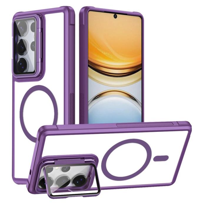 OEM - Mobilskal för Samsung Galaxy S26 Ultra Magnetiskt Transparent - Lila