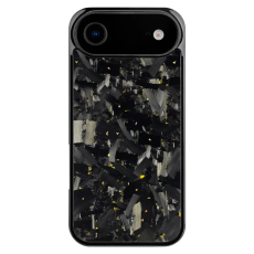 A-One Brand - iPhone Air Mobilskal MagSafe Aramid Fiber Large Texture - Guld