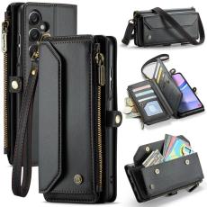 Caseme - CASEME Pl&aring;nboksfodral Konstl&auml;der f&ouml;r Samsung Galaxy A16 5G - Svart