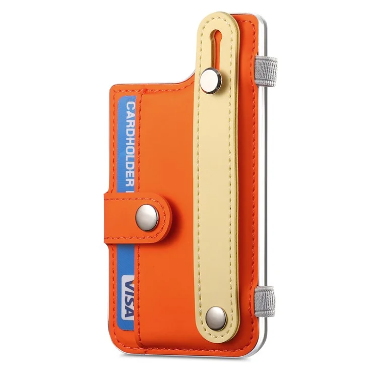 Korthållare Kickstand PU-läder - Orange | 264 | AlltMobil