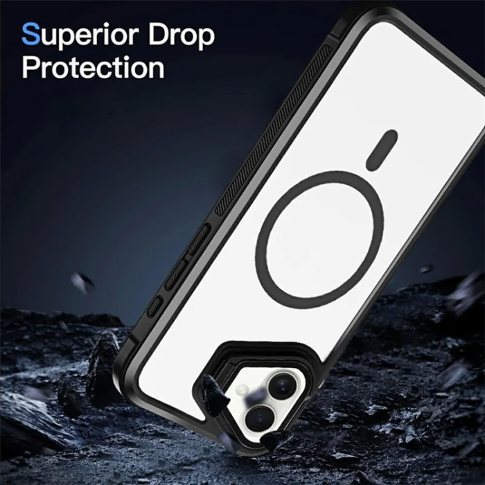 A-One Brand - iPhone 16 Plus Mobilskal Magsafe med Linsskyddsstöd
