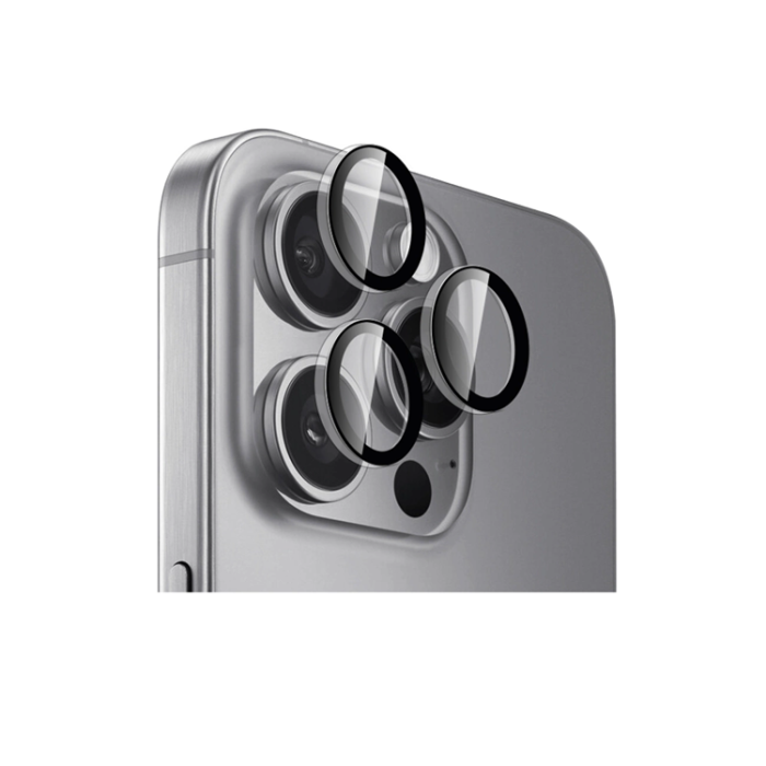 Puro - Puro iPhone 16 Pro/16 Pro Max Kameralinsskydd Härdat Glas Enskild