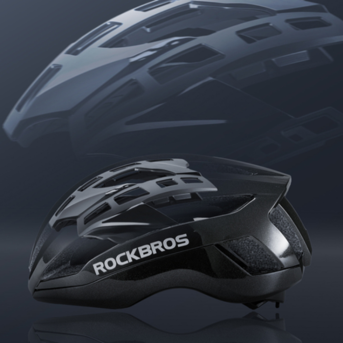 Rockbros - Rockbros LK-79 Cykelhjälm 58-62 cm - Svart