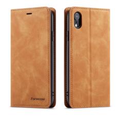 FORWENW - FORWENW Fantasy Series iPhone XR Pl&aring;nboksfodral Konstl&auml;der - Brun