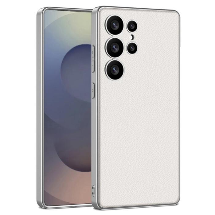 GKK - GKK Samsung Galaxy S25 Ultra Fodral Skin Touch PU + TPU - Silver