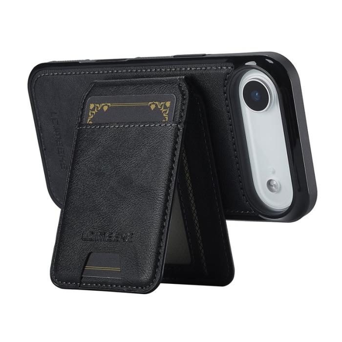 LC.imeeke - LC.IMEEKE L3 iPhone Air Fodral KonstLäder - Svart