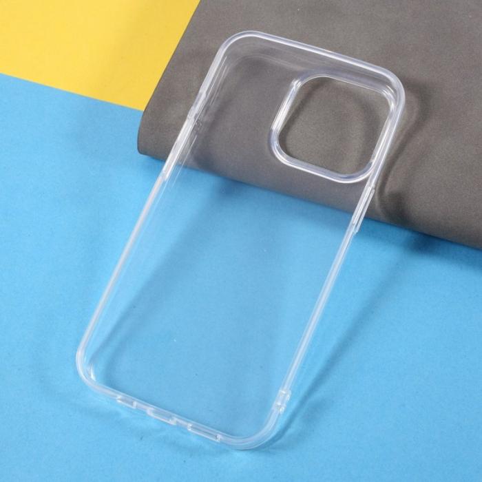 X-Level - X-LEVEL Mobilskal till iPhone 15 Pro TPU HD Clear Transparent Fodral