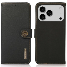 KHAZNEH - Khazneh iPhone 17 Pro Max Plånboksfodral Äkta Läder Rfid