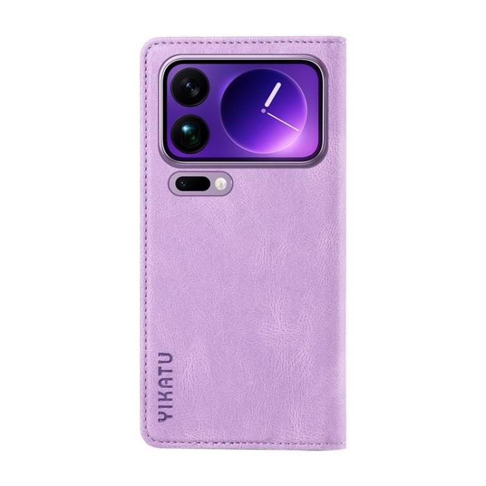 YIKATU - YIKATU Xiaomi 17 Pro Max Plånboksfodral Skin Touch - Lila