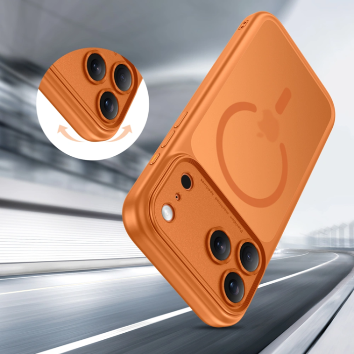 Tech-Protect - Tech-Protect iPhone 17 Pro Mobilskal Magsafe Peak - Cosmic Orange