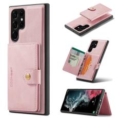 JEEHOOD - JEEHOOD Samsung Galaxy S22 Ultra 5G Fodral KonstL&auml;der - Rosa
