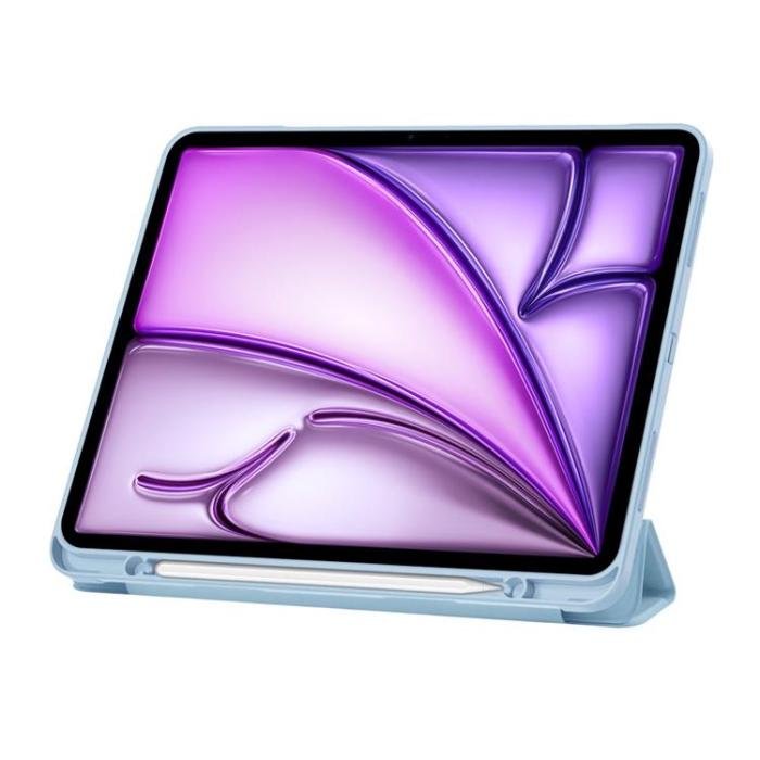 Tech-Protect - Tech-Protect iPad Air 13 (2024) Fodral med pennfack - Himmelsblå