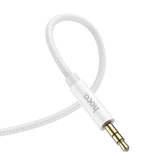 Hoco - Hoco jack 3.5 mm Ljud Kabel 1 m - Silver