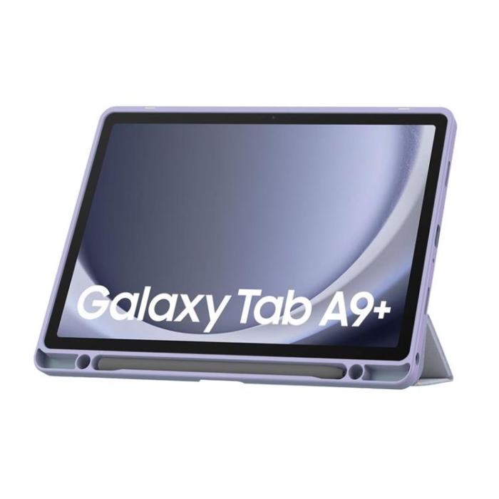 Tech-Protect - Tech-Protect Galaxy Tab A9 Plus Fodral Hybrid - Voilet Marble