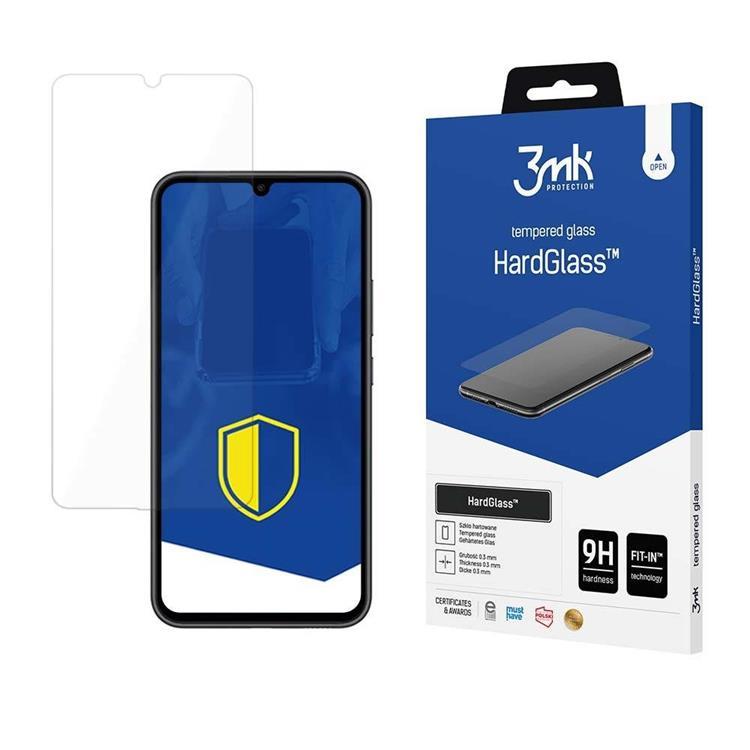 3MK Galaxy A34 5G Härdat Glas Skärmskydd - Clear | 5468 | AlltMobil