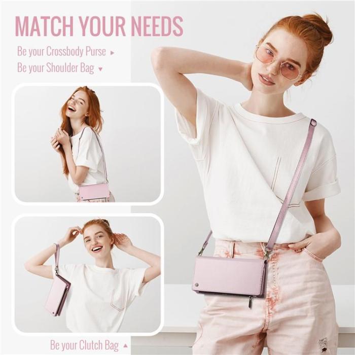 Caseme - CASEME Me10 Crossbody Väskor Zipper - Rosa