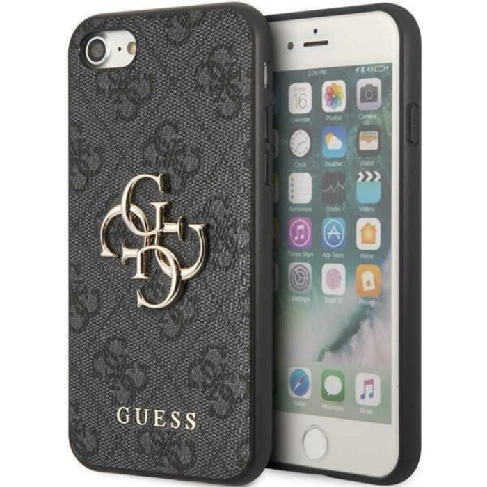 Guess - Guess iPhone 7/8/SE (2020/2022) Mobilskal Big Metall Logo