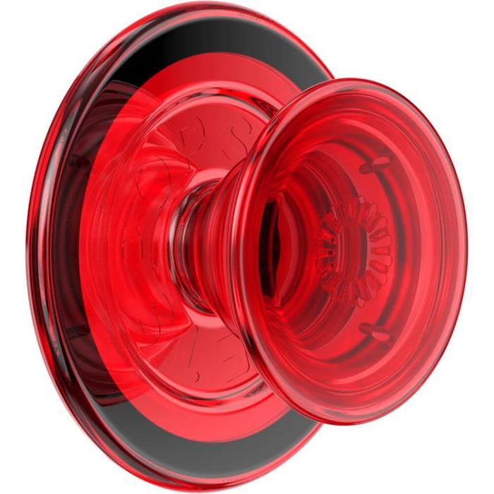 PopSockets - POPSOCKETS PopGrip för Magsafe - Danger Röd Transparent